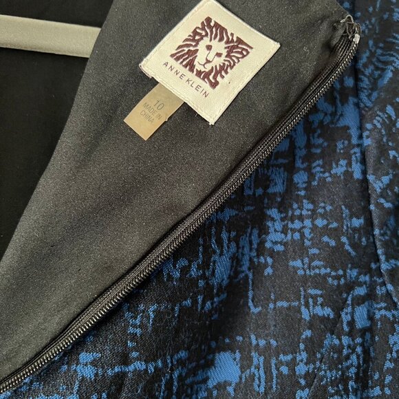 Anne Klein Midi Dress Flutter Detail Size 10 - Picture 3 of 5